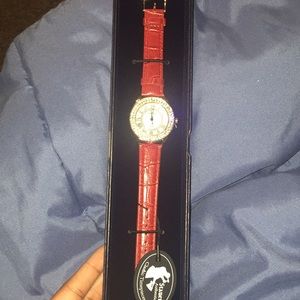 Brand New Red Stauer Siren Watch